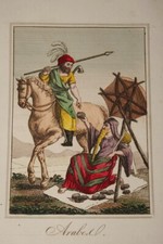 ARABE CHEVAL  ASIE COSTUME