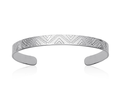 Bracelet jonc manchette motifs - jonc,