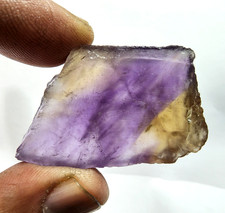 Pierre précieuse brute naturelle naturelle 134 ct d'amétrine violette pour...