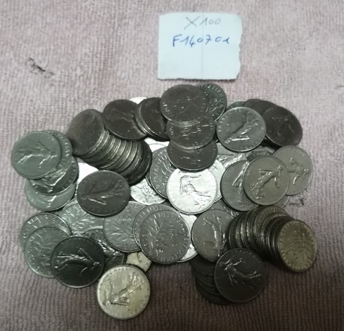 Lot monnaies françaises - , 100