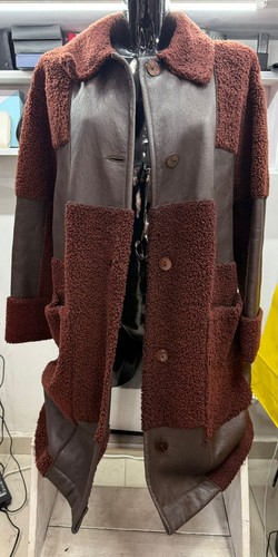 Manteau veste cuir - veste,