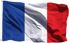 Drapeau de la France 90 x 150 cm avec 2 œillets en métal résistant ou 60 * 90