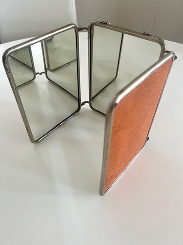 Miroir triptyque barbier - miroir,