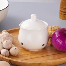Pot à Ail avec Couvercle