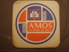 SOUS BOCK BIERE DE METZ AMOS