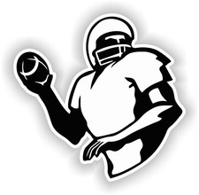 Américain Football #01 SPORTS Autocollant / Vinyle Étanche Voiture Graphique