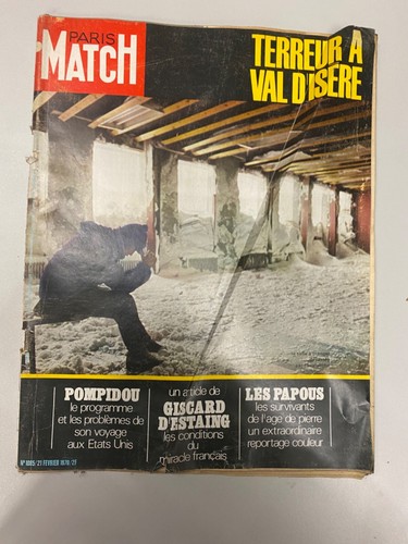 Paris match magazine 1970 - paris,