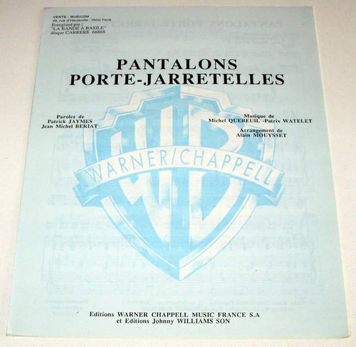 Partition sheet music - la, bande