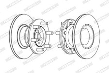 1X DISQUE DE FREIN IVECO DAILY