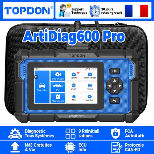 Topdon ad600 pro valise - topdon,