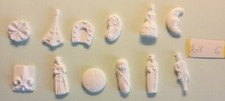 FEVES "    PLASTIQUE ANCIENNES LOT  N°6  DE 12 FEVES