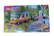 Lot LEGO Friends :  41681 - Le camping-car et le voilier de la forêt  - 3 perso