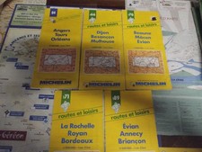 5 CARTES ROUTIERES MICHELIN   ROUTES ET LOISIRS -NEUF