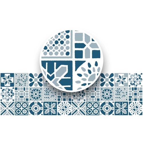 Sticker carreaux ciment - sticker, de