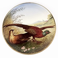 Villeroy & Boch Mettlach – Plat décoratif à suspendre – Couple de faisans