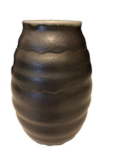 Vase céramique noir design