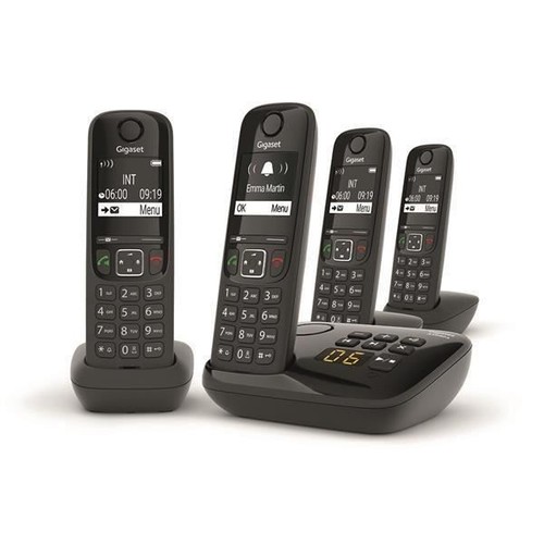 Gigaset as690a quatro noir - as690a,