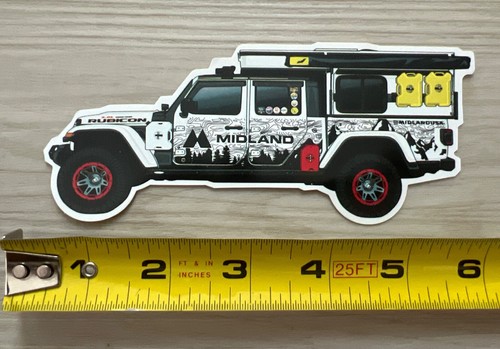 Midland radios for jeep decal - radios,