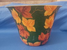 Ancien Cache Pot En Fibres De