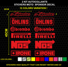 KIT AUTOCOLLANTS  STICKERS