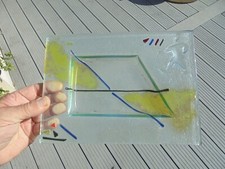 Joli Vide Poche Cendrier Verre de Table de Salon Travail de Verrier Au Marcheur