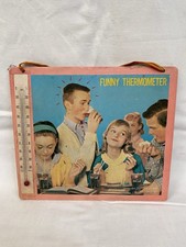 ANCIENNE PLAQUE NO ÉMAILLÉE CARTON THERMOMÈTRE PUBLICITAIRE COCA COLA