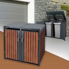 Cache poubelle de jardin abri