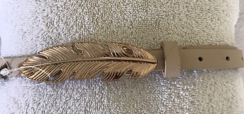New beautiful gold tone leaf - new,