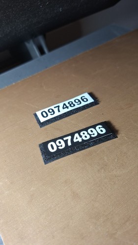 Numéro identification - numéro, d'identification