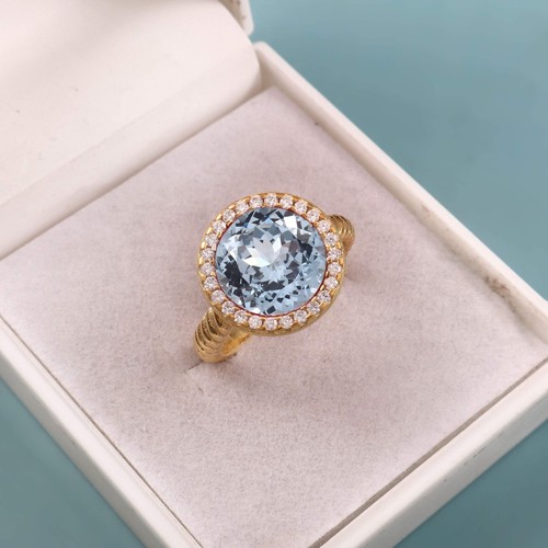 Bague fiançailles en - de,