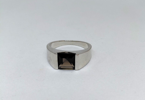 Bague quartz fumé t62 - quartz, bijoux