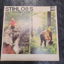 Publicité Catalogue Advertise WERBUNG Motosega Chainsaw KETTENSAGE STIHL 08 S IT