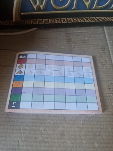 Pour jeu wonders carnet - pour,