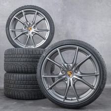 Porsche 20 pouces Winterrder 991 II 4 C4 4S Jantes pneus hiver Platinum