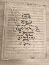 Ancien livre partitions violon