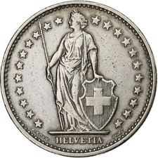 Suisse, 2 Francs, Helvetia