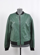 Iceberg Veste Femme Verte Taille 44 En Cuir Agneau Tres Bon État