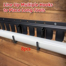 Lot de 8 crochets en J