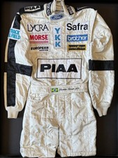 Race used suit 1998 Ricardo Rosset PIAA Tyrrell Ford F1