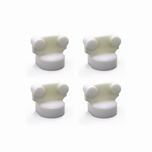 Sliding castors compatible - 4x,