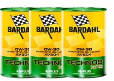 Huile Moteur Bardahl Technos XFS AV504 0W30 AV 504 Pour Voiture 3 Litres