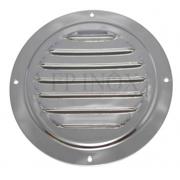 Grille inox ronde 128 - grille,