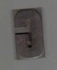 CARACTERE D'IMPRIMERIE BOIS