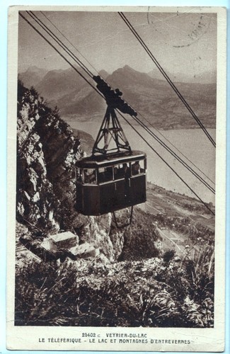 Cpa veyrier lac le - veyrier,