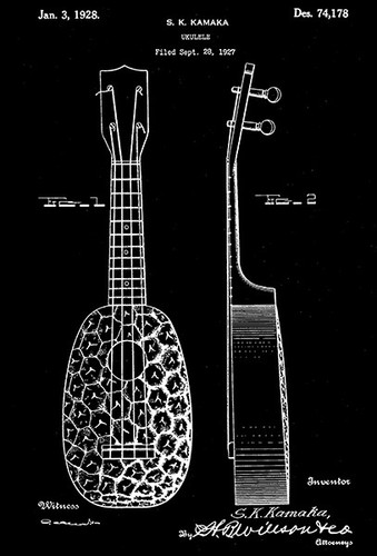 1928 ukulele k kamaka - ukulele, s.