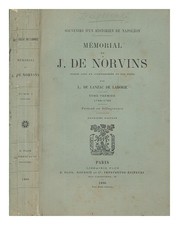 NORVINS, JACQUES MARQUET DE