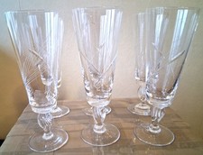 6 Verres ( flûtes) à