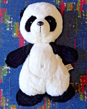 SR3/  DOUDOU PELUCHE PANDA NOIR BLANC  CROIX ZOO PARC DE BEAUVAL 30 CM KOM9