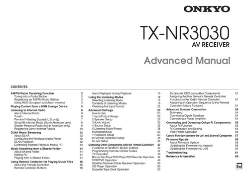 Onkyo rz900 rz800 - tx-rz800, av