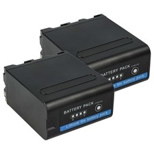 2x Batterie pour Sony NEX-FS100 PLM-100 10400mAh